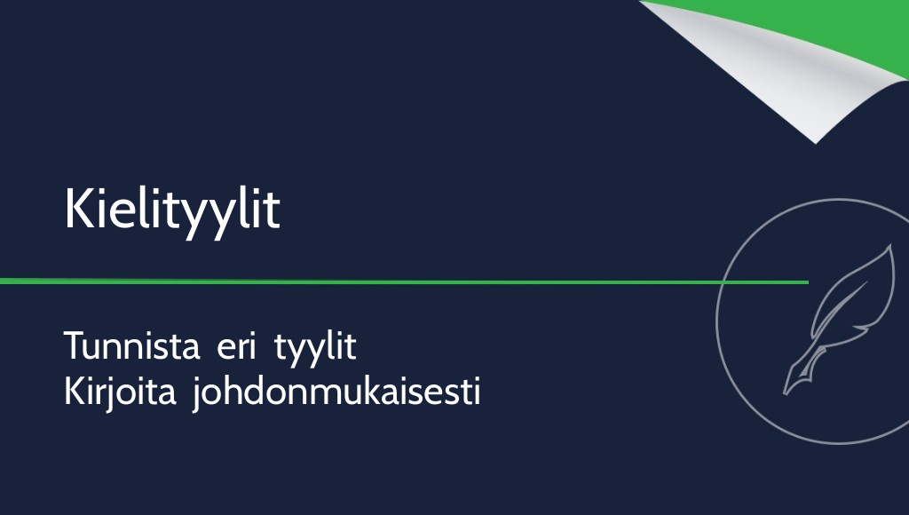 Kielityylit ja ilmaisutyylit – tyypit ja ominaispiirteet